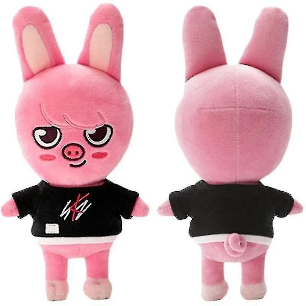 Cartoon Stray Kids Skzoo Plyschleker 21 cm Plysj Fylt Dukke Bbokari Wolf Chan Leebit Dwaekki Jinir Foxi.ny