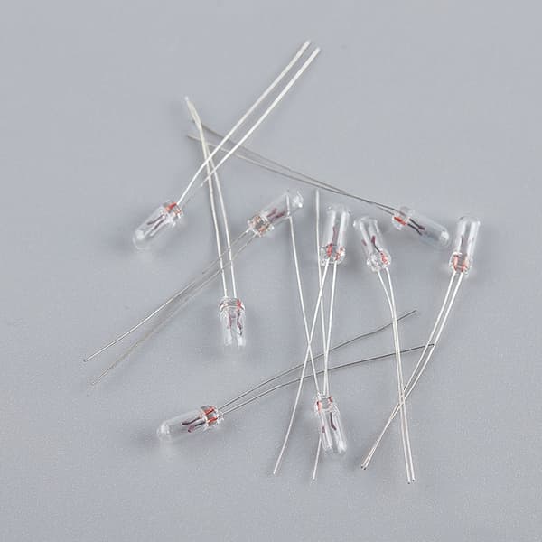 10 stk. Mini 3/4/5 mm 3/6/12/24V pære Edison glødelampe - Perfekt klar-FA-