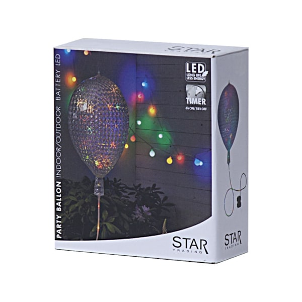 LED-Partyballong - Inomhus- och Utomhusdekoration med TIMER