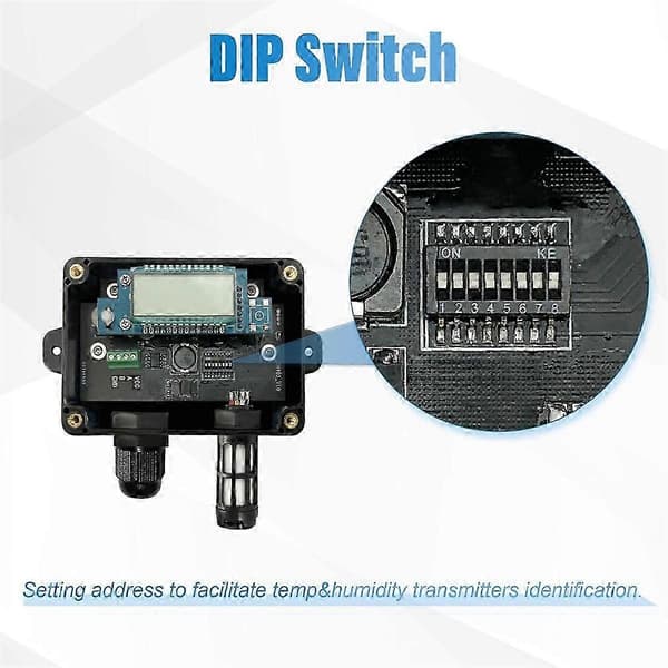RS485 Modbus RTU Digital Temperatur- og Fuktighetssensor - Industrikvalitet-FA-