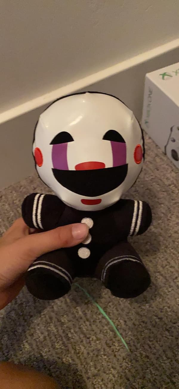 Five Nights at Freddy's Nightmare Marionette Plys, 15 cm, Sort-FA-