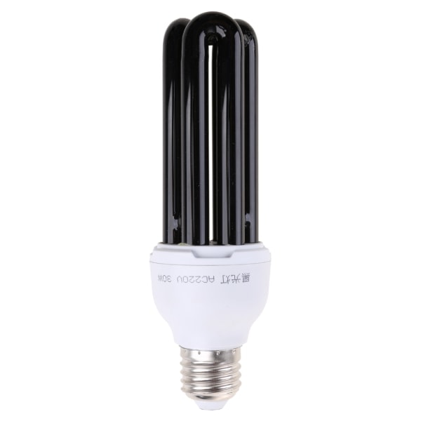 220V 30W E27 Ultraviolet sort lyspære UV myggedræbende lampe glødepærer
