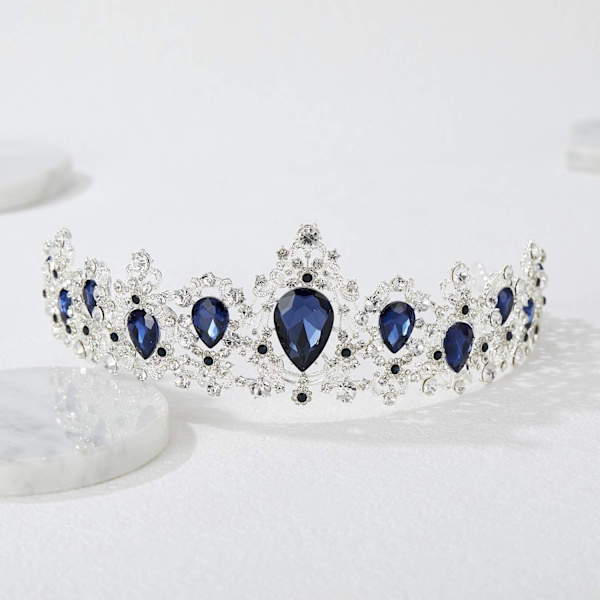 Krystal Bryllupskrone Tiara Prinsesse Tiara Tiara Brud Hår