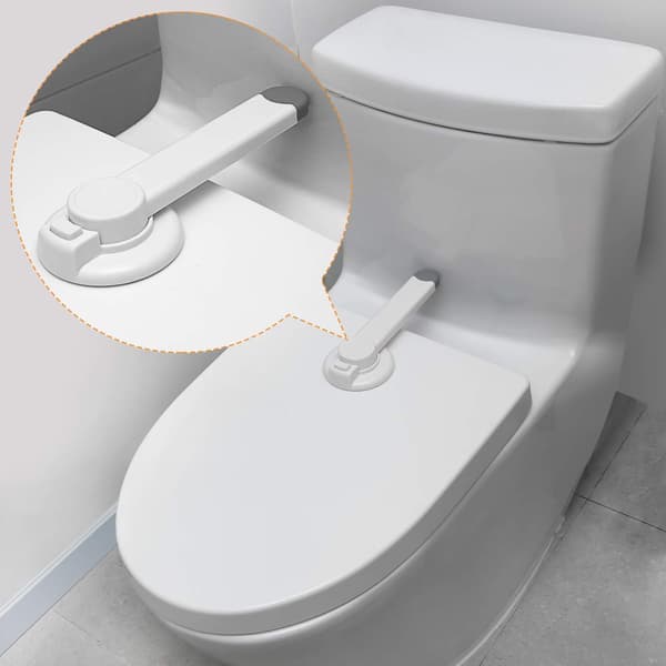 Sikkerhedstoilettelås, børnesikret toilettelås til badeværelse, sving-FA-