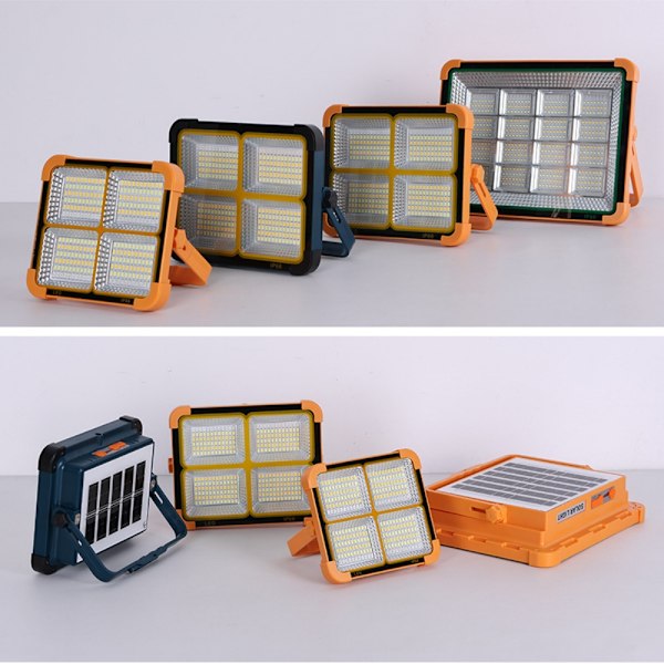ErayLife Oppladbart LED Arbeidslys 100W 348 LEDer Bærbar Arbeidslampe 10000LM Magnetisk Base Vanntett Batteridrevet Arbeidslys 10000mAh for