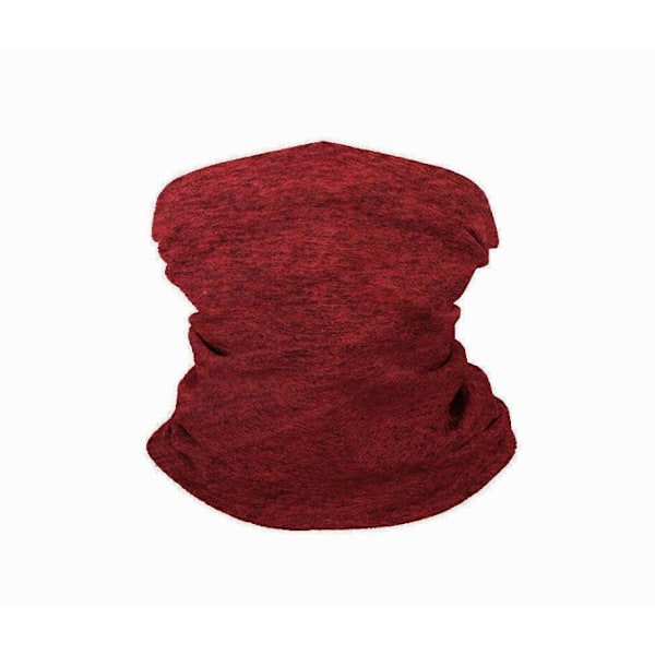 Multifunktionel Bandana med Filterlomme Rød Röd Red