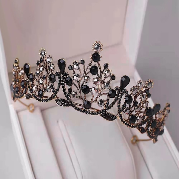 Prinsessa Kristall Tiaras Rhinestone Hårbåge SILVER silver