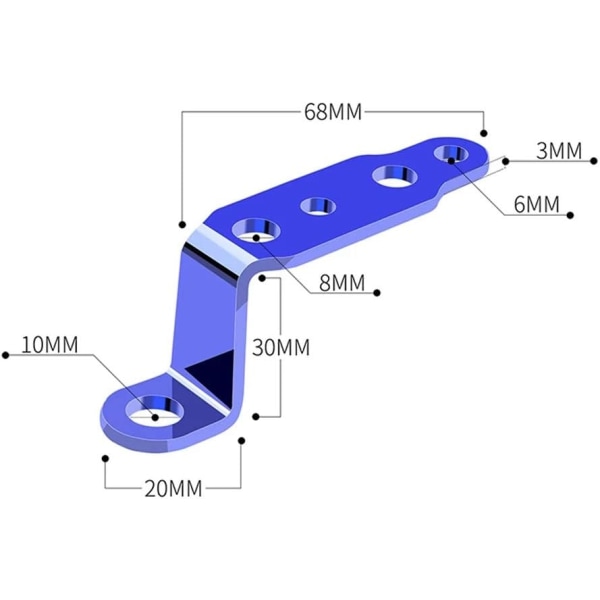 Headlight Mounting Bracket, Motorcycle Mirror Headlight Bracket