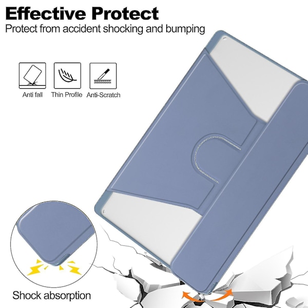 För Lenovo Tab M11 (Xiaoxin Pad 11 2024) Case PU+Akryl Tablet Stand Cover med Bluetooth tangentbord