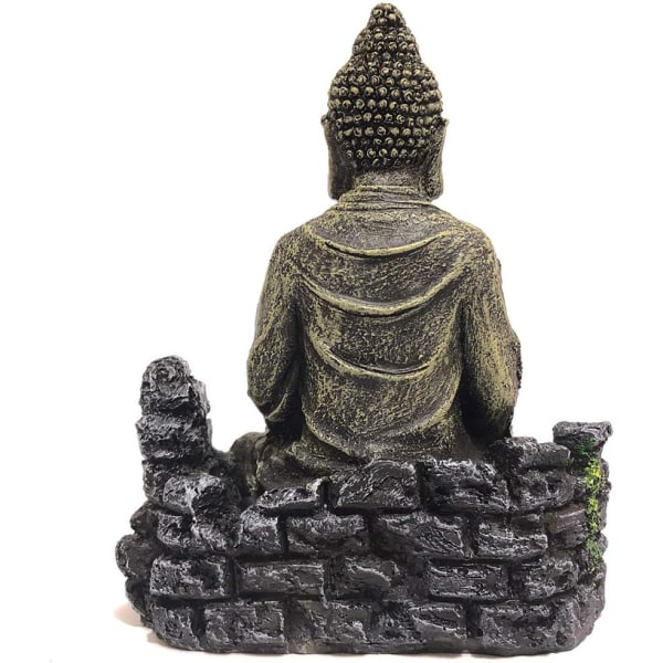 Akvaario feng shui maisemointi Zen muinainen Buddha-patsassarja