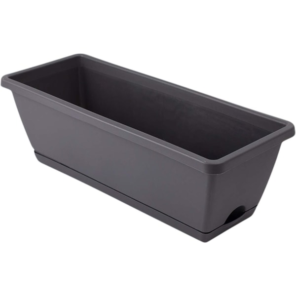 Rectangular PP plastic planter with Cato watering - For growing