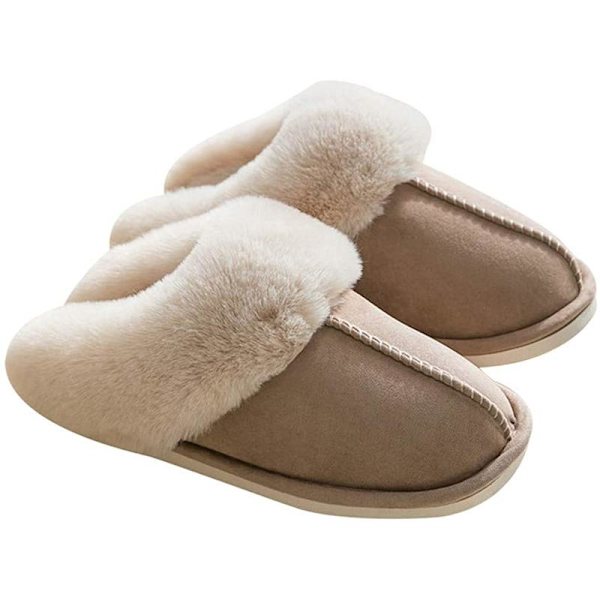 Fårskinnsliknande tofflor Beige 36-37 beige