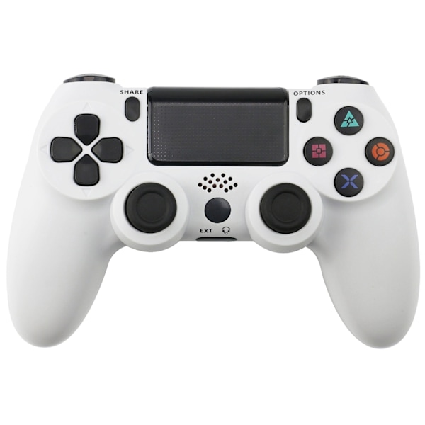 2 stk PS4 DualShock trådløs for PlayStation 4 kamuflasje grønn 2 Pcs White