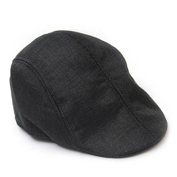 Flat Cap / Gatsby / Gubbkeps - Enfärgad i olika färger black