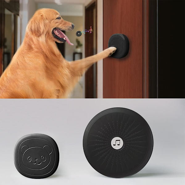 Trådlös hunddörrklocka, hunddörrklocka med trådlös touch-hund