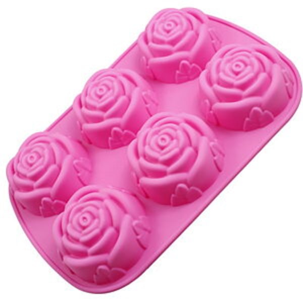 Silikonform - Rosor 2 pack