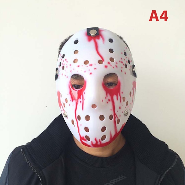 Jason Voorhees Fredag den 13:e skräckfilm Hockey Mask Hallow A4