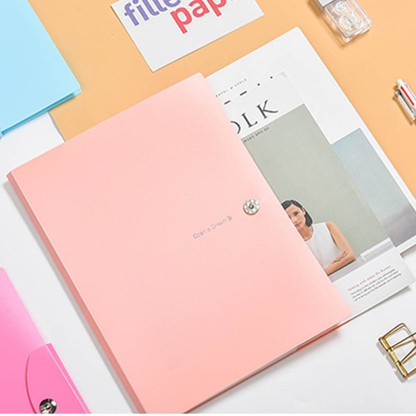 Dokumentmapp A4, fackmapp A4 Expanderbar Bärbar