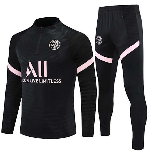 2021 Fodbolduniform Paris Trøje Jakke Sports Træningsdragt