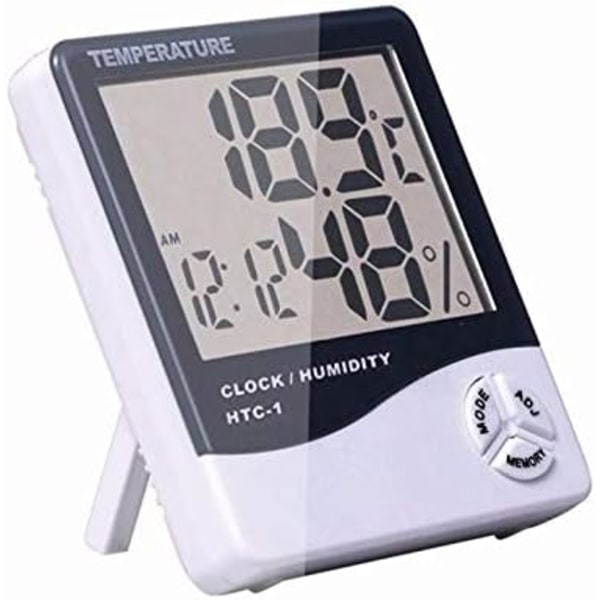 Profesjonell Mini Digital Innendørs Hygrometer med LCD-skjerm