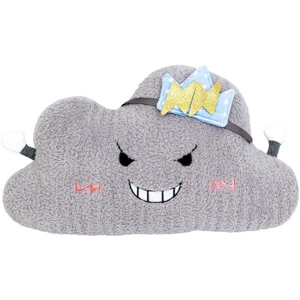 Plush Myk Koselig Mørk Sky Lyn Pute 16 Tommer