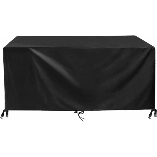 Puutarhapöydän suojapeite pressu 150x90x75cm Musta 420D Oxford Fabri