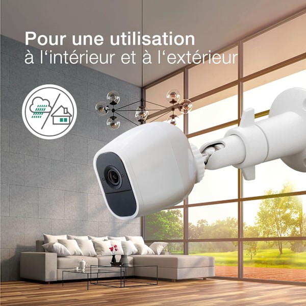 2x Väggfäste för kamera med 1/4\" gänga för Eufy eufyCam 3, 3C, 2, 2C, 2C Pro, 1, E