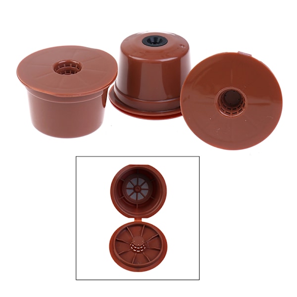 Uudelleenkäytettävät Caffitaly-kahvikapselit, täytettävät pods c 5*5*5 3 pcs
