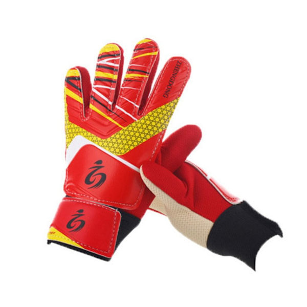 Målvaktshandskar för barn Fotbollshandskar RÖD STORLEK 5 röd NX röd red size 5