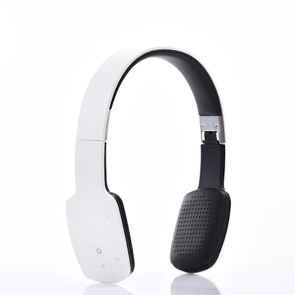 Bluetooth-langattomat kuulokkeet, taitettava kuulokemikrofoni, urheilukuulokkeet, handsfree-Bluetooth White