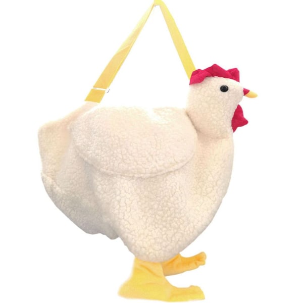 Chicken Purse Chicken Bag Fluffy Hen Crossbody Bag Plush Handbag