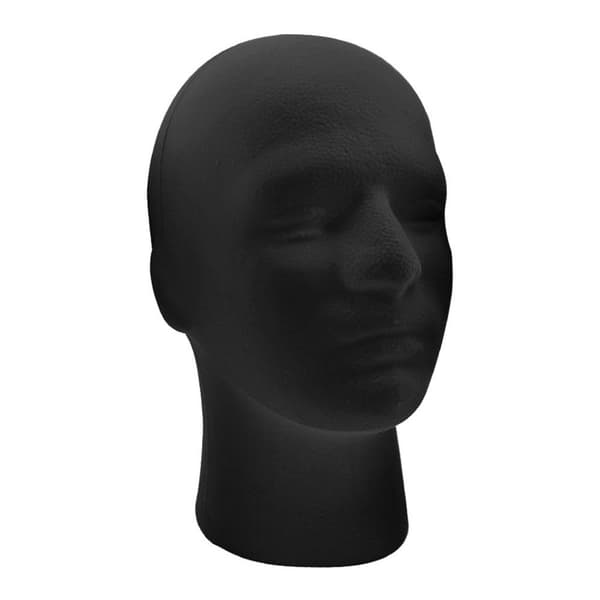Practical Male Mannequin Head Model for Hat, Wig, and Glasses-FA-