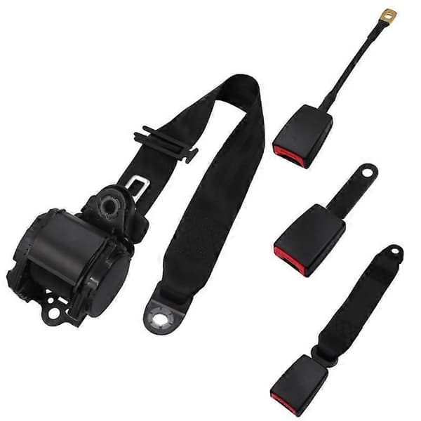 Universal 3-point seat belt with emergency locking -FA- Iron Bar Latch