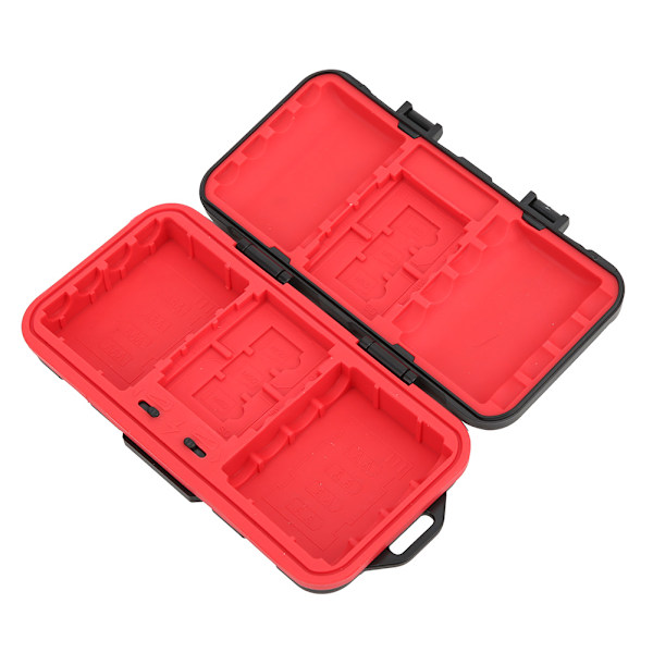 Fallbeständig Vanntett Kamera Batteri Minnekort Oppbevaringsboks for NP FW50 NP FZ100 LP E6 LP E8 EN EL15