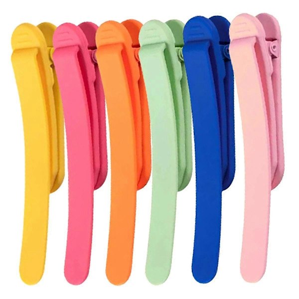6-pak Smart Bokmerke, Silikon Bokmerke, Boktilbehør for Leselskere, Bokmerker for Menn og Kvinner [DB] Multicolor