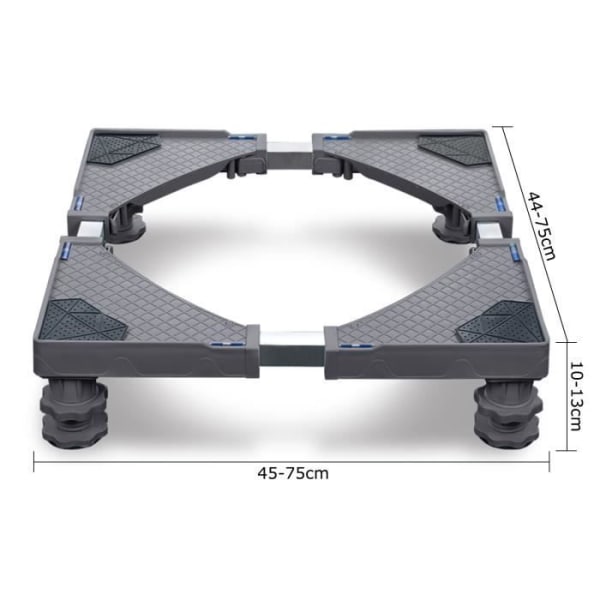LZQ Tvättmaskinsställ Kylskåp för tvättmaskin och torktumlare, 4 fot utan hjul, belastning 200 kg