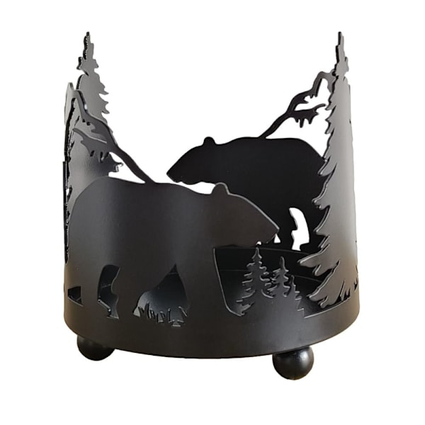 Kreativ Järnljusstake Cirkulär Ljusstake BEAR BEAR Bear Bear