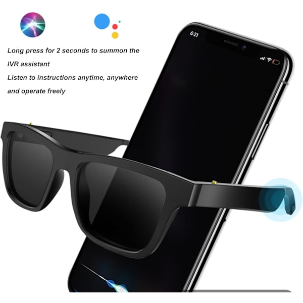Mini kamera W3 o Älykkäille aurinkolaseille Handsfree-puhelut Häikäisyn suodatus Langattomat Bluetooth-musiikkilasit matkustamiseen