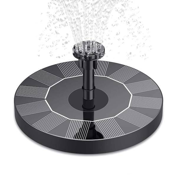 BAONUOR Solcelledrevet Fontene 2021 Oppgradering, Solcelledrevet Damppumpe med