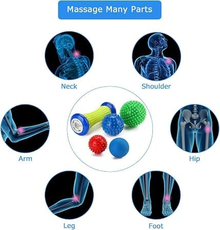Plantar Fasciitis -jalkahierontarulla, selkälihashieroja P-FA-