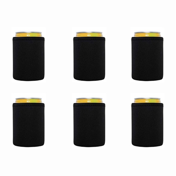 Ölkylare/hylsor Mjukisolerad Återanvändbar hållare Black