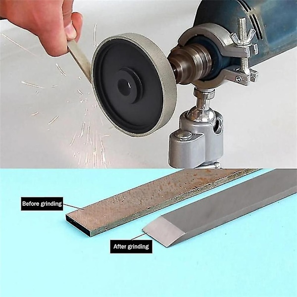 2 stk diamant slibeskiver til smykker 6 tommer 600 1000 grit, 1 tomme arbor hul, diamantslibning-XF7-