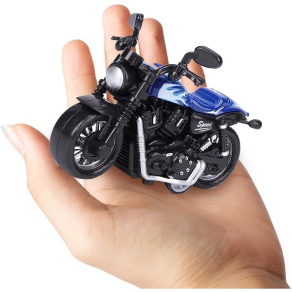 Alloy Locomotive Toys High Simulation Motorcycle Model Pull Back