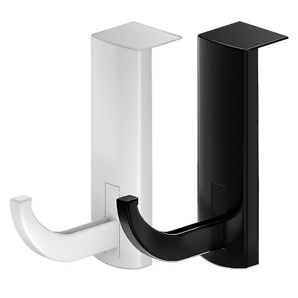 1:a Vit/svart Hörlurshållare Universal Hörlurar Hörlurshängare Väggkrok PC Monitor Hörlurar Hörlurar Stativ Hållare White471