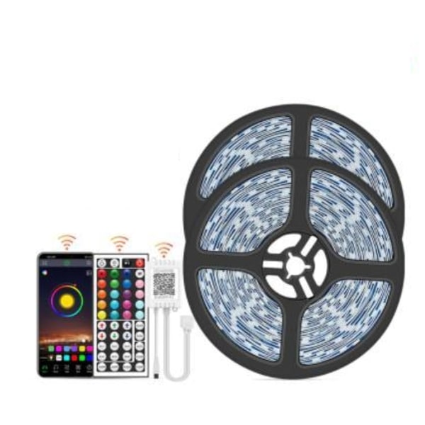 20M - 44-tasters Bluetooth LED-stribe - APP-styring MultiC multicolor 20m smd5050 bluetooth led strip 30le