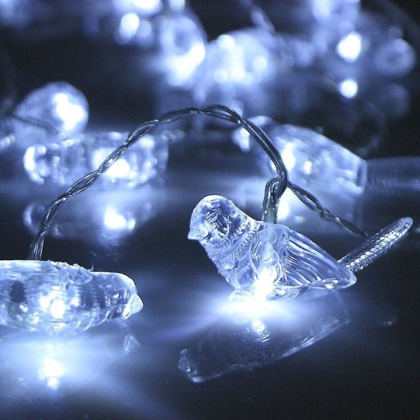 Batteridrivna fågel ljusslinga 20 LED w