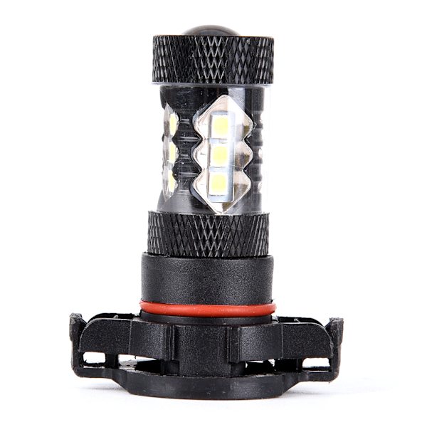 2x PSX24W H16 5202 Super Hvid 160W LED 144 SMD Pære Dimlys