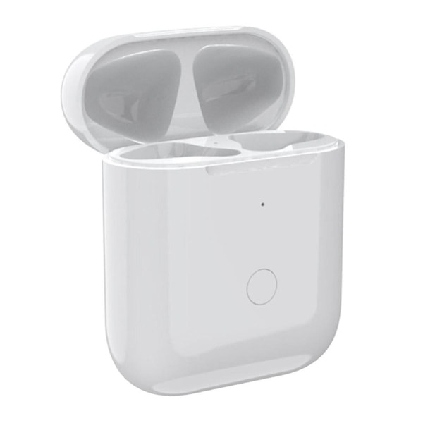 Trådløs ladeetui erstatning for Airpods 1 2 Etui for AirPod 1/2 generasjon, støtter Bluetooth-paring