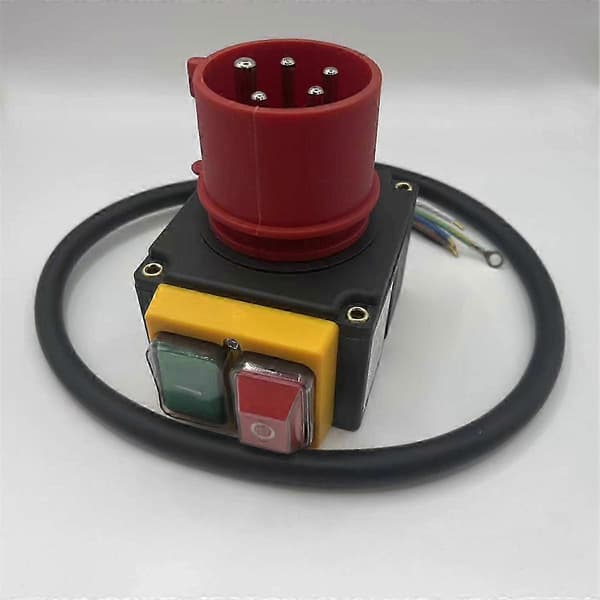 KOA7 Unit Switch Machine Switch 380/400V 3 Phase with Cable and Phase Reverser Compatible with W-FA- BlackRed
