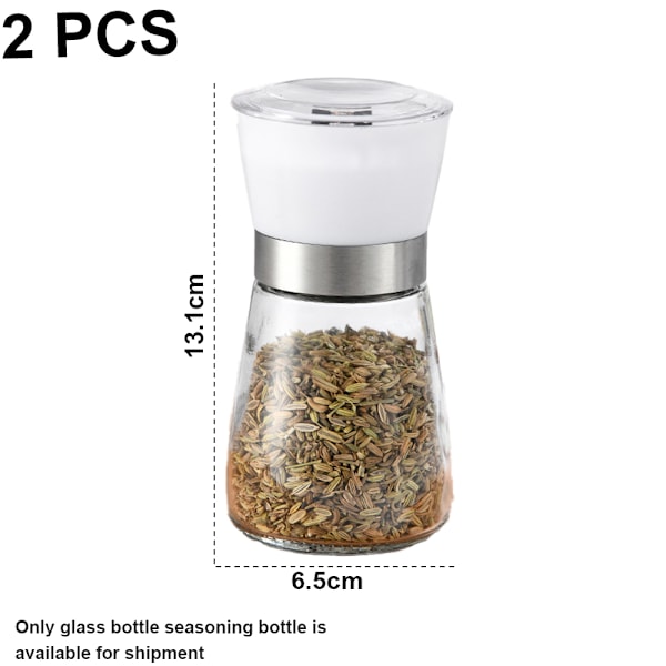 Premium Salt- og Peberkværn i Rustfrit Stål - Sæt af 2